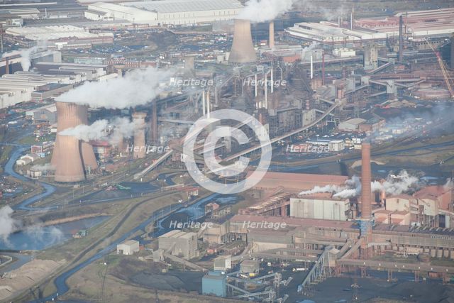 Scunthorpe Steel Works, North Lincolnshire, 2016. Creator: Dave MacLeod.