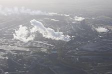 Scunthorpe Steel Works, North Lincolnshire, 2016. Creator: Dave MacLeod