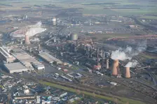 Scunthorpe Steel Works, North Lincolnshire, 2016. Creator: Dave MacLeod