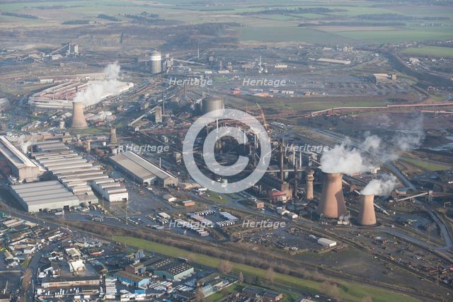 Scunthorpe Steel Works, North Lincolnshire, 2016. Creator: Dave MacLeod.