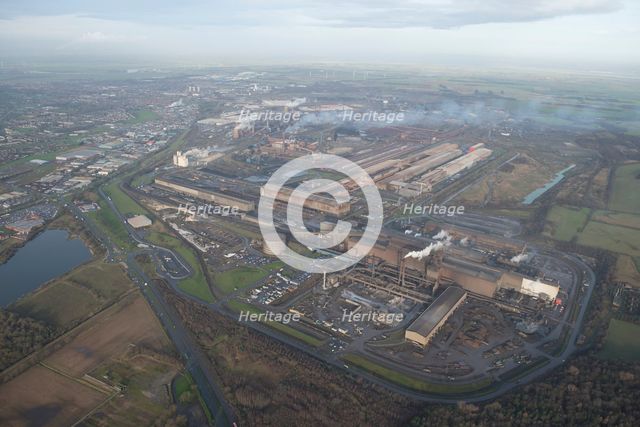 Scunthorpe Steel Works, North Lincolnshire, 2016. Creator: Dave MacLeod.