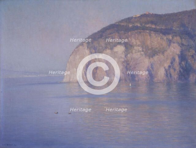 Scutolo, in golden afternoon light, 1921. Creator: Henry Brokman.