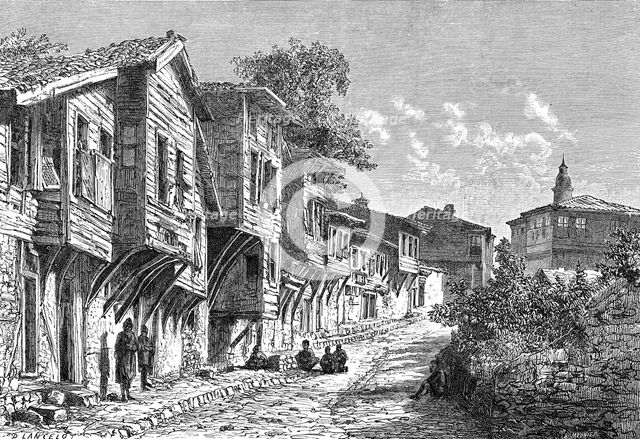 Scutari, Turkey, 1895.Artist: D Lancelot