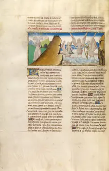 Scylla and Sirens; Miroir Historial, about 1475. Creator: Unknown