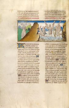 Scylla and Sirens; Miroir Historial, about 1475. Creator: Unknown