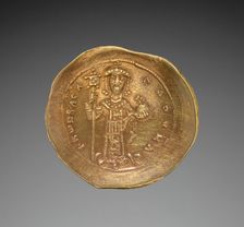 Scyphate Histamenon of Constantine X (obverse), 1059-1067. Creator: Unknown