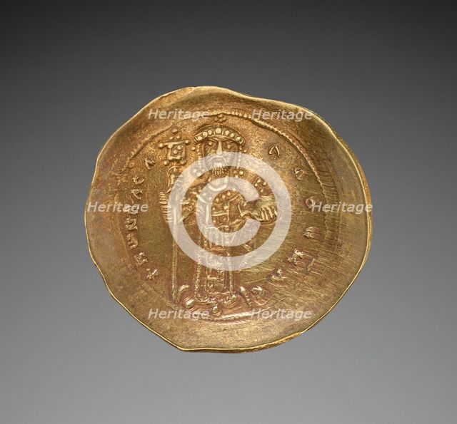Scyphate Histamenon of Constantine X (obverse), 1059-1067. Creator: Unknown.