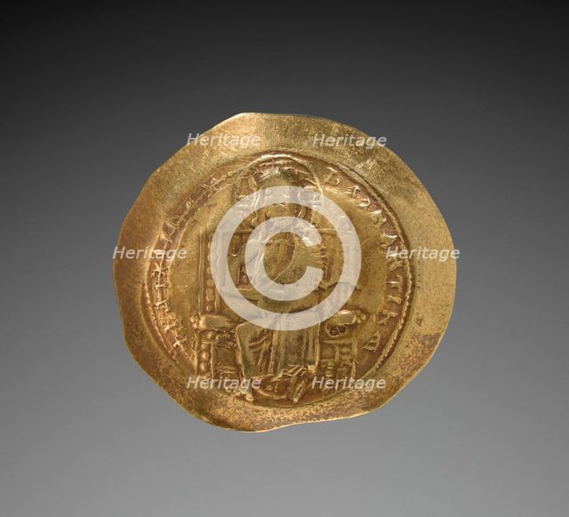 Scyphate Histamenon of Constantine X (reverse), 1059-1067. Creator: Unknown.