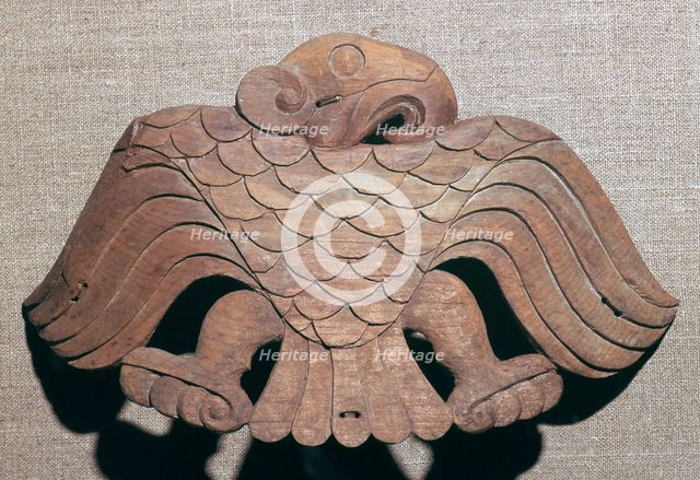 Scythian cedar wood saddle ornament, 5th century BC. Artist: Unknown