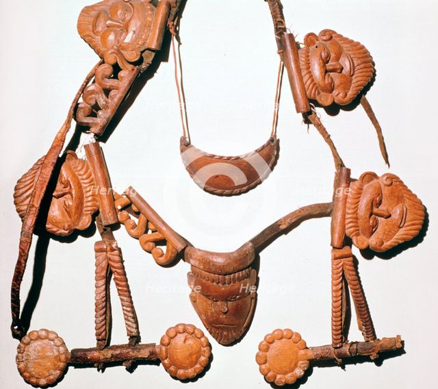 Scythian riding outfit found in a tomb, 5th century BC. Artist: Unknown