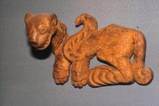 Scythian wooden bridle ornament