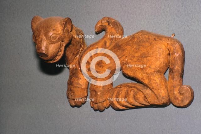 Scythian wooden bridle ornament. Artist: Unknown.