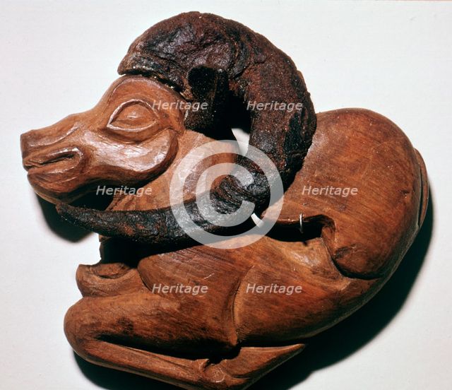 Scythian wooden harness-ornament, 5th century BC. Artist: Unknown