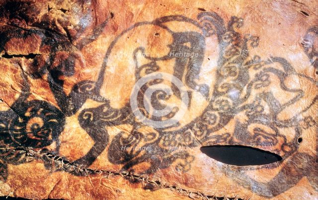 Scythian tattoo of fabulous beasts, 5th century BC. Artist: Unknown