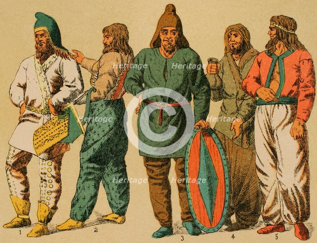 Scythians and Parthians, Near East, 1881.  Creator: Unknown.