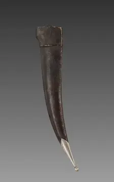 Scabbard for Dagger, 1800s. Creator: Unknown