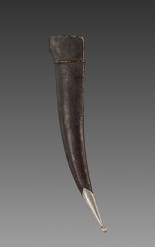 Scabbard for Dagger, 1800s. Creator: Unknown