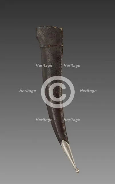 Scabbard for Dagger, 1800s. Creator: Unknown.