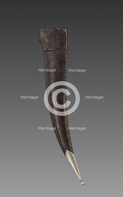 Scabbard for Dagger, 1800s. Creator: Unknown.