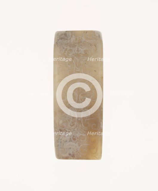 Scabbard Slide, Western Han dynasty (206 B.C.-A.D. 9). Creator: Unknown.