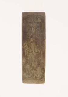 Scabbard Slide, Western Han dynasty (206 B.C.-A.D. 9). Creator: Unknown