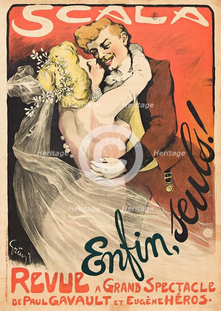 Scala - Enfin, Seuls!, 1901. Creator: Jules Alexandre Grun.