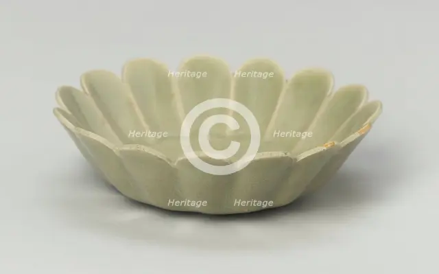 Scalloped-Rimmed Dish, Southern Song dynasty (1127-1279). Creator: Unknown.