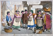 Scandal refuted, or Billingsgate virtue 1818. Artist: C Williams