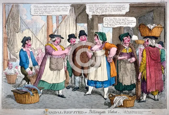 'Scandal refuted, or Billingsgate virtue', 1818. Artist: C Williams