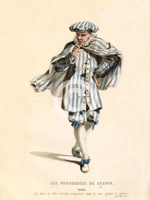 Scapin, 1868. Creator: Unknown.