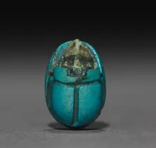 Scarab, 1350-1296 BC. Creator: Unknown