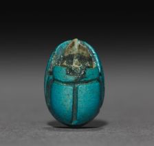 Scarab, 1350-1296 BC. Creator: Unknown
