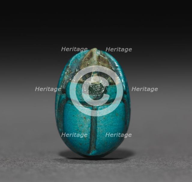 Scarab, 1350-1296 BC. Creator: Unknown.