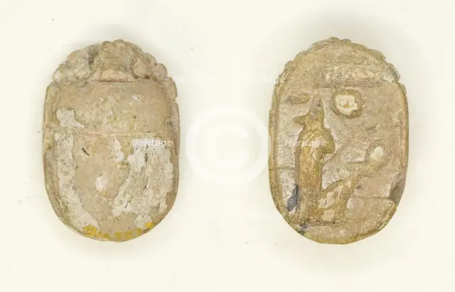 Scarab: Menmaatra (Sety I), Egypt, New Kingdom, Dynasty 19, Reign of Sety I (about 1294-1279 BCE). Creator: Unknown.