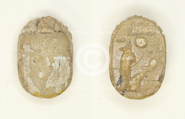Scarab: Menmaatra (Sety I), Egypt, New Kingdom, Dynasty 19, Reign of Sety I (about 1294-1279 BCE). Creator: Unknown.