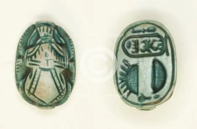 Scarab: Menkheperura (Thutmose IV), Egypt, New Kingdom, Dynasty 18, Reign of Thutmose IV... Creator: Unknown.