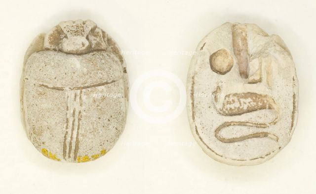 Scarab: Name of Amun-Ra, Egypt, New Kingdom, Dynasties 18-20 (about 1550-1069 BCE). Creator: Unknown.