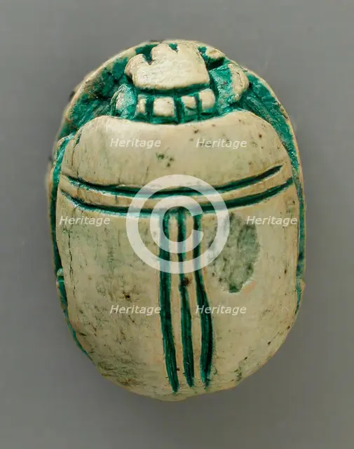 Scarab of Seti I (image 1 of 2), Reign of Seti I (1314-1304). Creator: Unknown.
