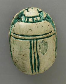 Scarab of Seti I (image 1 of 2), Reign of Seti I (1314-1304). Creator: Unknown