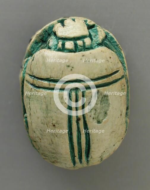 Scarab of Seti I (image 1 of 2), Reign of Seti I (1314-1304). Creator: Unknown.