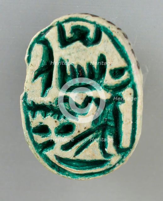 Scarab of Seti I (image 2 of 2), Reign of Seti I (1314-1304). Creator: Unknown.