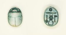 Scarab: Aakheperkara (Thutmose I), Egypt, New Kingdom, Dynasty 18, Reign of Thutmose I... Creator: Unknown
