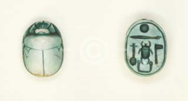 Scarab: Aakheperkara (Thutmose I), Egypt, New Kingdom, Dynasty 18, Reign of Thutmose I... Creator: Unknown.