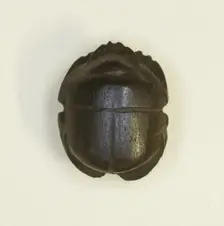 Scarab Amulet, Egypt, Late Period, Dynasty 26 (664-525 BCE). Creator: Unknown