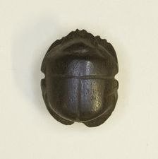 Scarab Amulet, Egypt, Late Period, Dynasty 26 (664-525 BCE). Creator: Unknown
