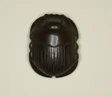 Scarab Amulet, Egypt, Ptolemaic Period (332-30 BCE). Creator: Unknown