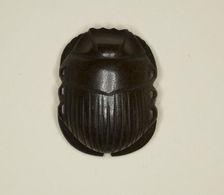 Scarab Amulet, Egypt, Ptolemaic Period (332-30 BCE). Creator: Unknown