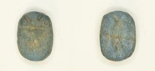 Scarab: Central Cable (?), Egypt, Second Intermediate Period (?), Dynasty 15 (about 1650-1550 BCE). Creator: Unknown