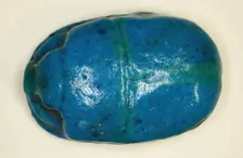 Scarab, Egypt, New Kingdom, Dynasties 18-20 (about 1550-1069 BCE). Creator: Unknown