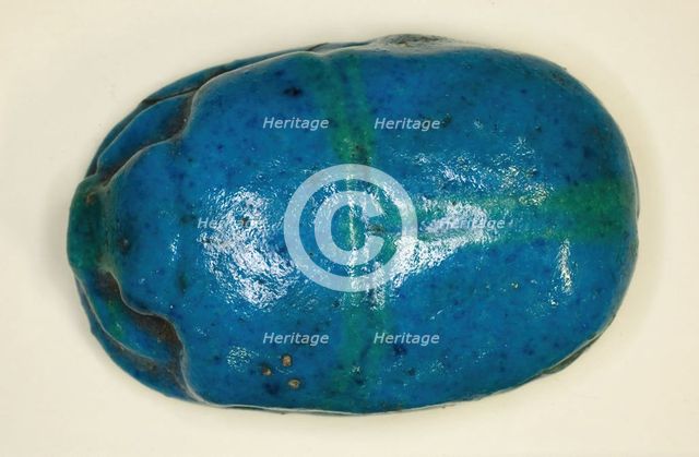 Scarab, Egypt, New Kingdom, Dynasties 18-20 (about 1550-1069 BCE). Creator: Unknown.